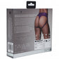 Shots Toys | OUCH! Vibrating Strap-on Thong with Removable Butt Straps - Purple - Size M/L