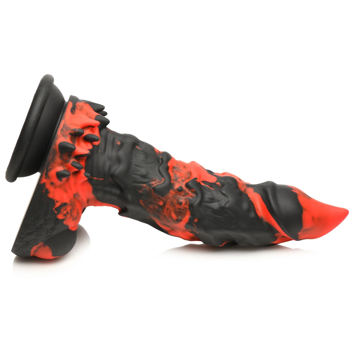 Creature Cocks Fire Demon - Red/Black 21.6cm Fantasy Monster Dildo