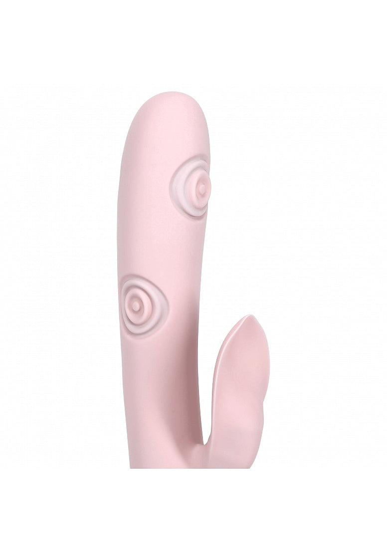 Shots Toys | VIVE Fronda Triple Motor G-Spot Vibrating Tapping Leaf Clit Stimulator Pink