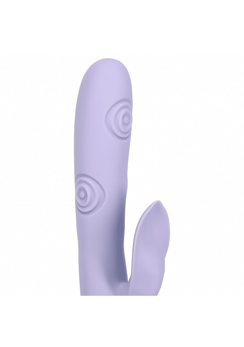 Shots Toys | VIVE Fronda Triple Motor G-Spot Vibrating Tapping Leaf Clit Stimulator Lavender