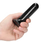 Shots Toys | Thumby - Glass Vibrator With Suction Cup and Remote - Black