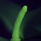 Shots Toys | REALROCK 25cm Slim Glow in the Dark Neon - Green (9") Dildo Dong