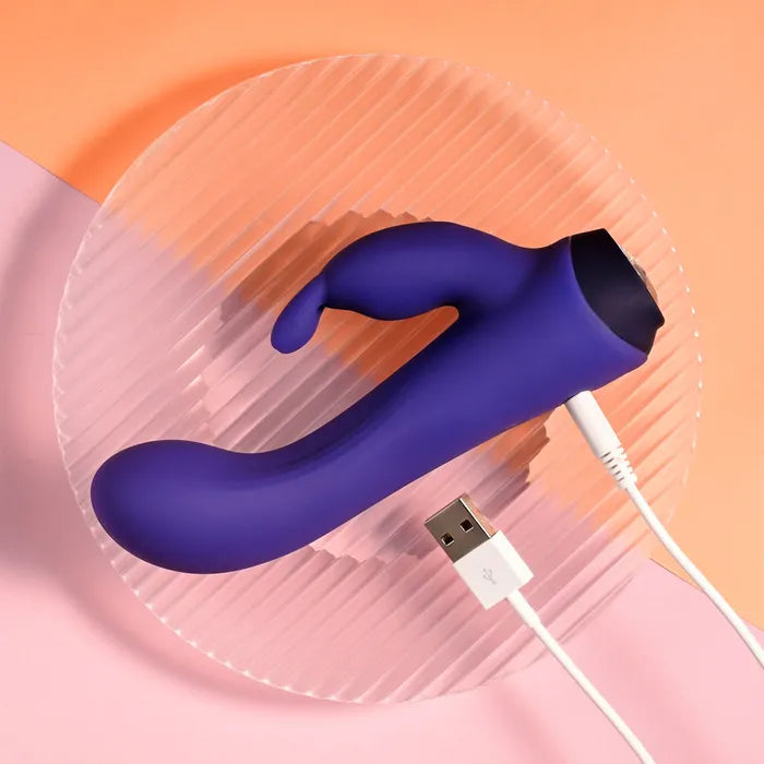 Selopa PLUM JOB - Purple 13.5cm Rabbit Vibrator