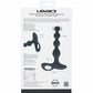 Shots Toys | LEVELZ - Remote Control Beaded Vibrating Silicone Anal Plug - Black