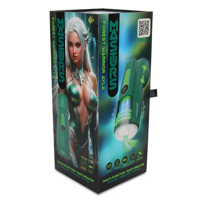 Shots Toys | Masturs - Ayla - Forest Warrior - Sucking, Vibrating, Moaning Masturbator