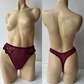 AAPD | Burgundy Lace G-String Medium 20 Pc Bag