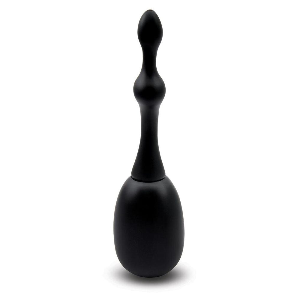 AquaClean Silicone 1-Way Valve Douche Set with Beaded Nozzle 150ml Capacity with Free Travel Douche Included