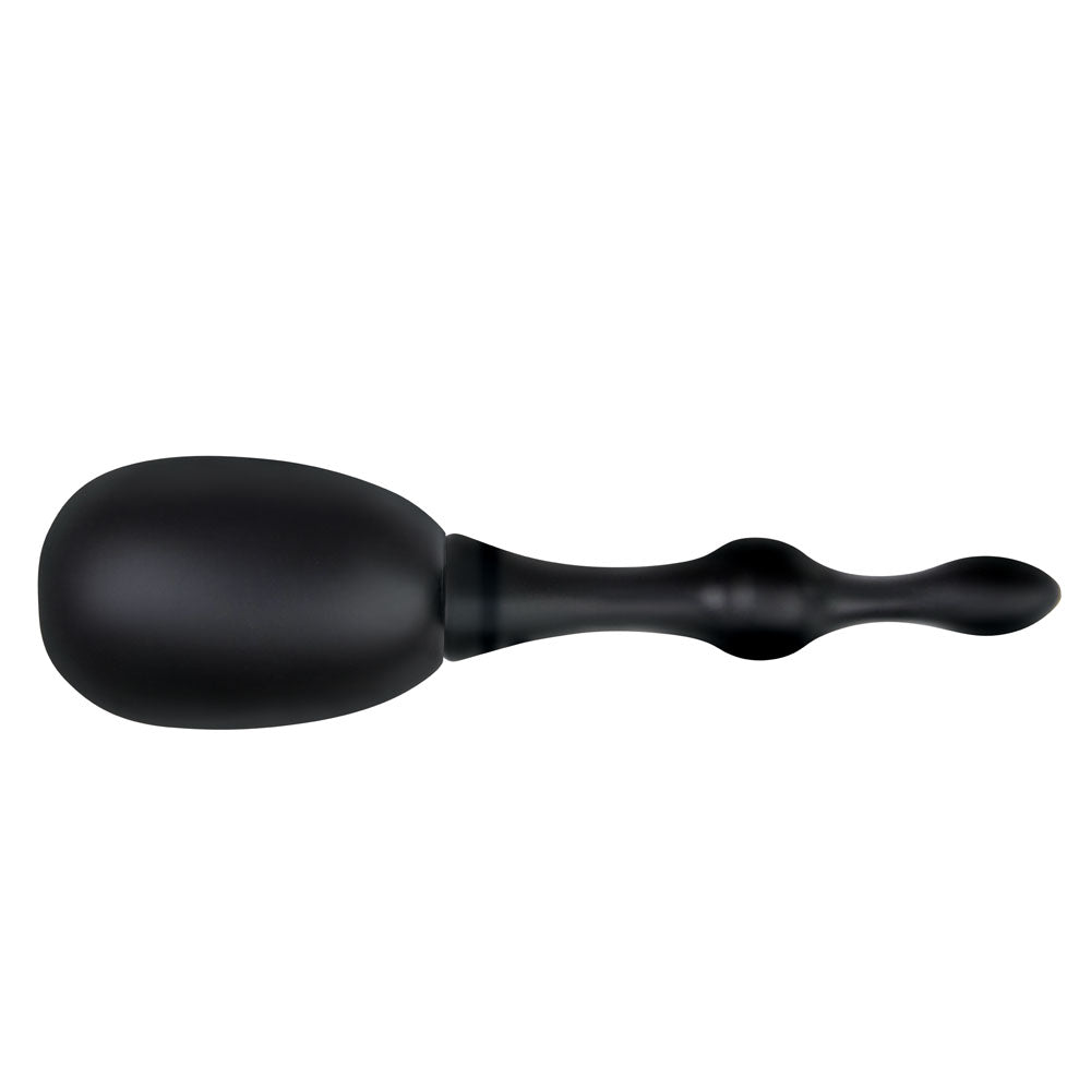 AquaClean Silicone 1-Way Valve Douche Set with Beaded Nozzle 150ml Capacity with Free Travel Douche Included