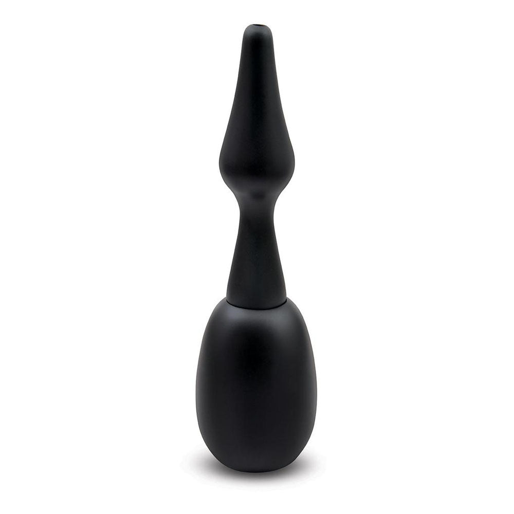 AquaClean Silicone 1-Way Valve Douche Set with Butt Plug Nozzle 150ml Capacity with Free Travel Douche Included