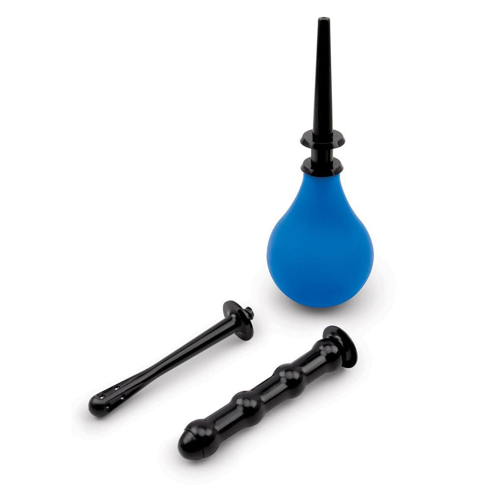 AquaClean 4 Piece Douche Set with Interchangeable Nozzles 220ml Capacity with Free Travel Douche Included