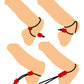 Master Series Crimson Tied Bolo - Lasso Style Adjustable Cock Ring