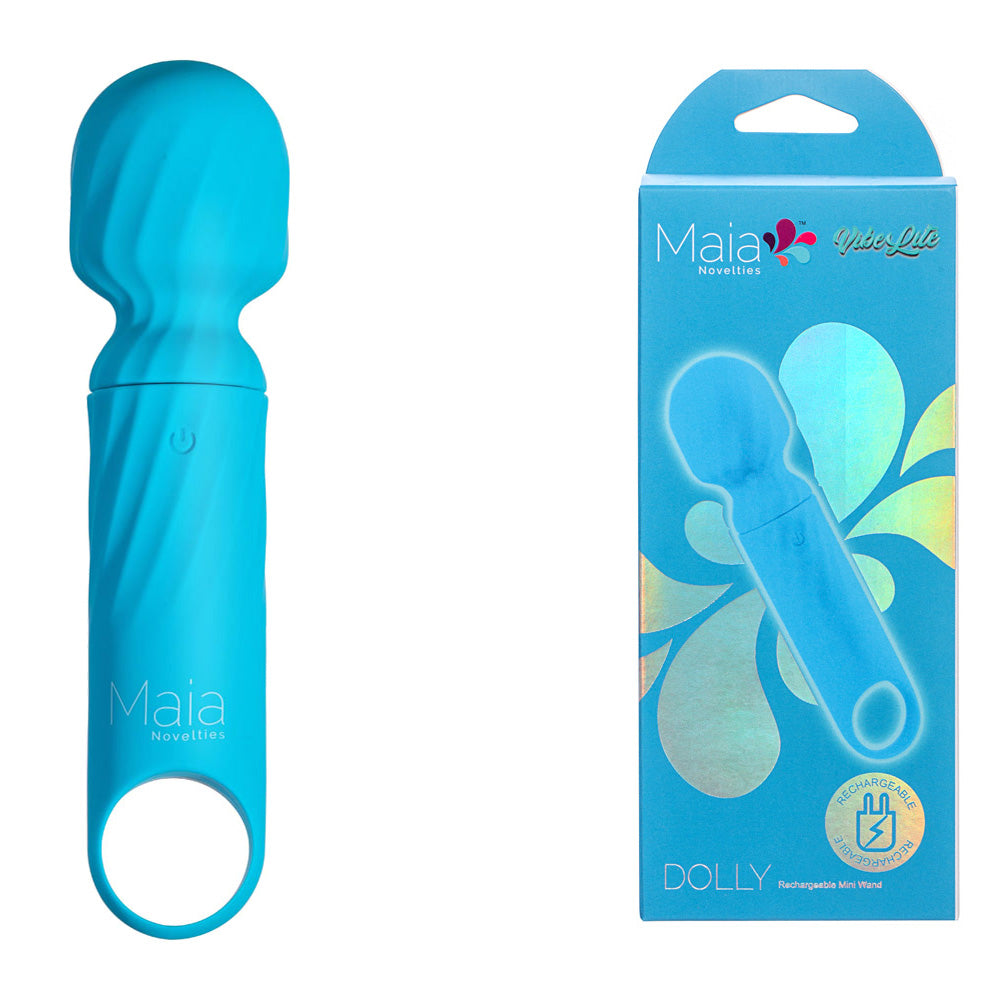 Maia Toys | Maia DOLLY Blue 12.7cm USB Rechargeable Massage Wand