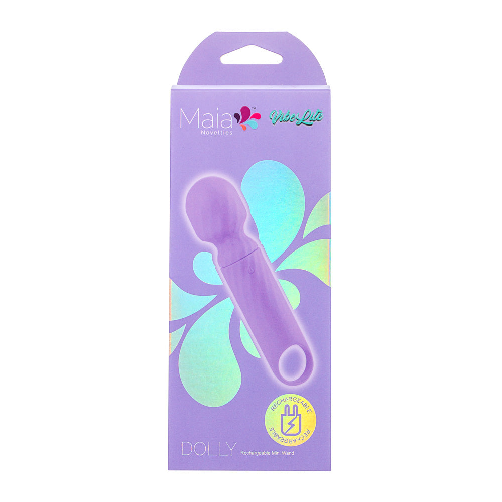 Maia Toys | Maia DOLLY Purple 12.7cm USB Rechargeable Massage Wand