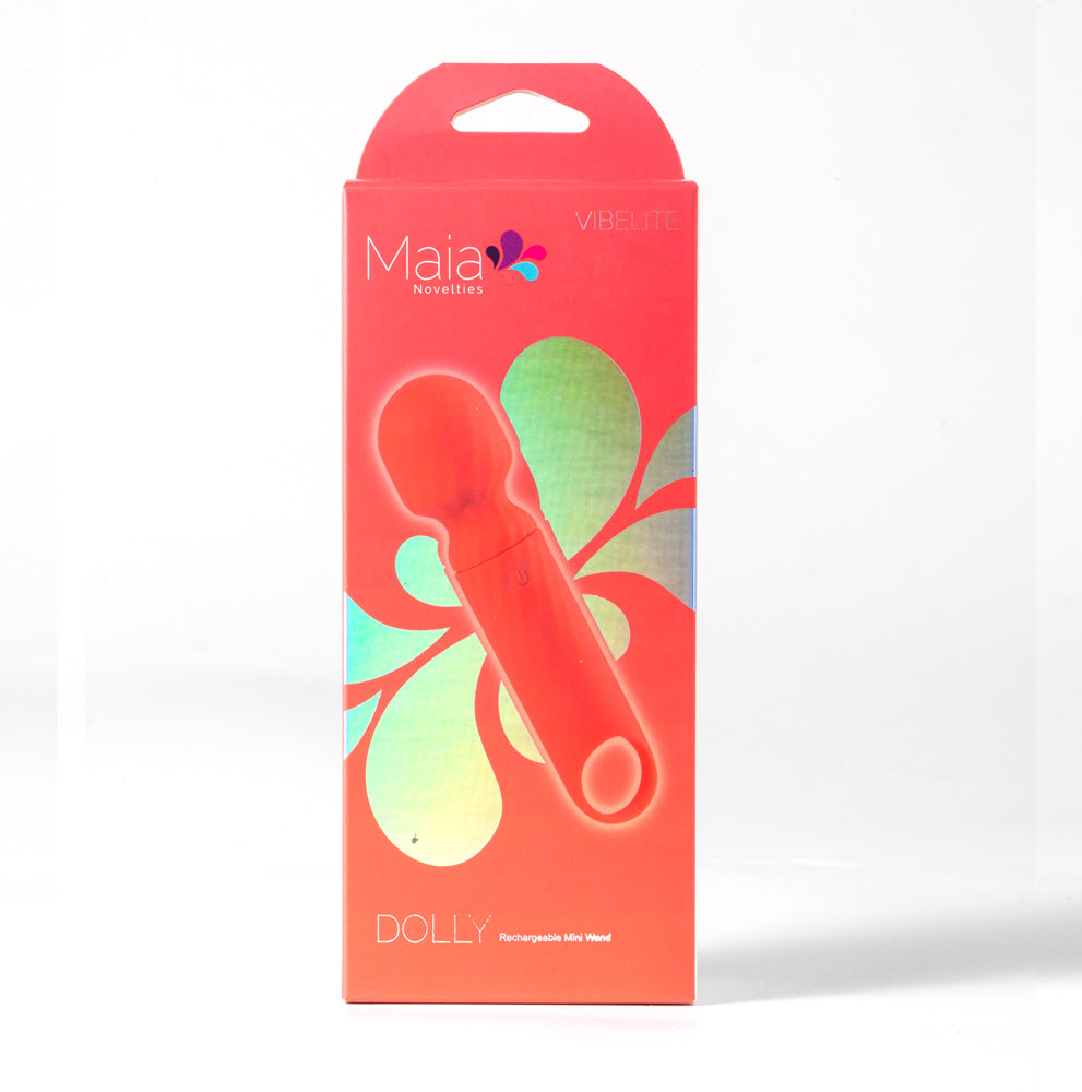 Maia Toys | Maia DOLLY Orange 12.7cm USB Rechargeable Massage Wand