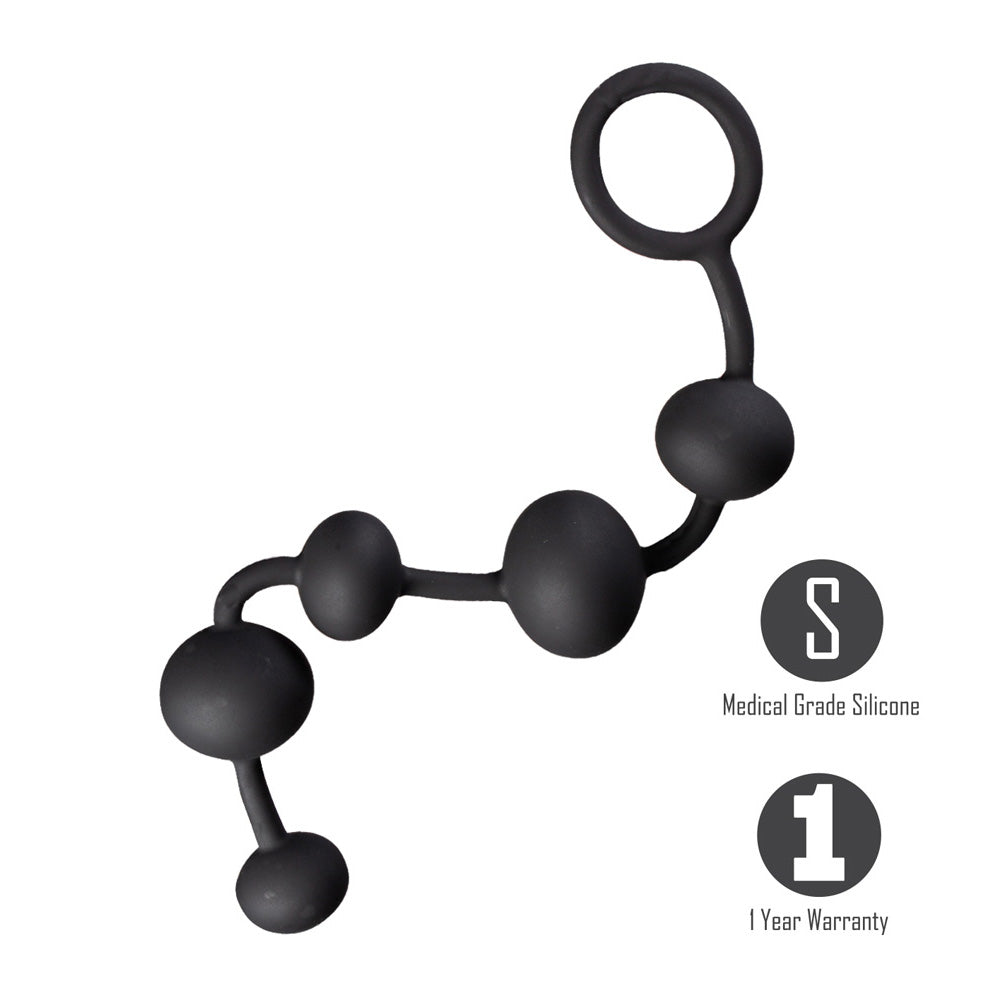 Maia Toys | Maia GRAYSON - Black 16.5cm Anal Beads