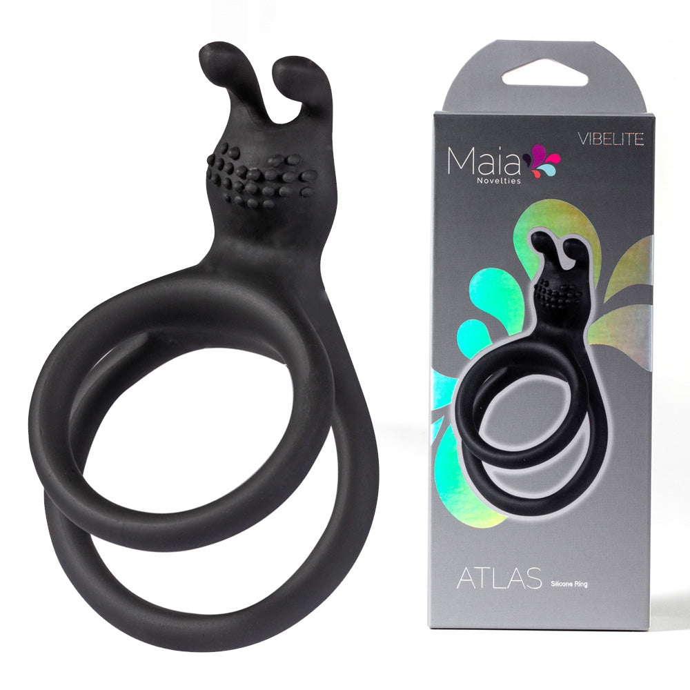 Maia Toys | Maia ATLAS - Black Cock & Balls Ring