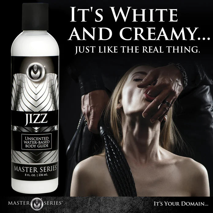 Master Series Jizz Unscented Water Based Lube Lubricant 8oz/236ml