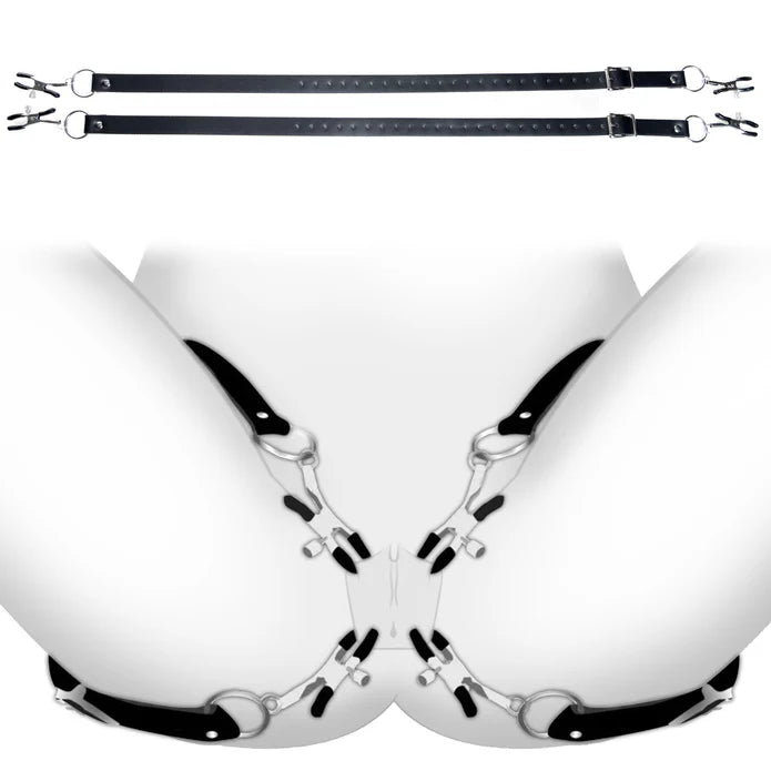 Master Series Labia Spreader Straps with Clamps
