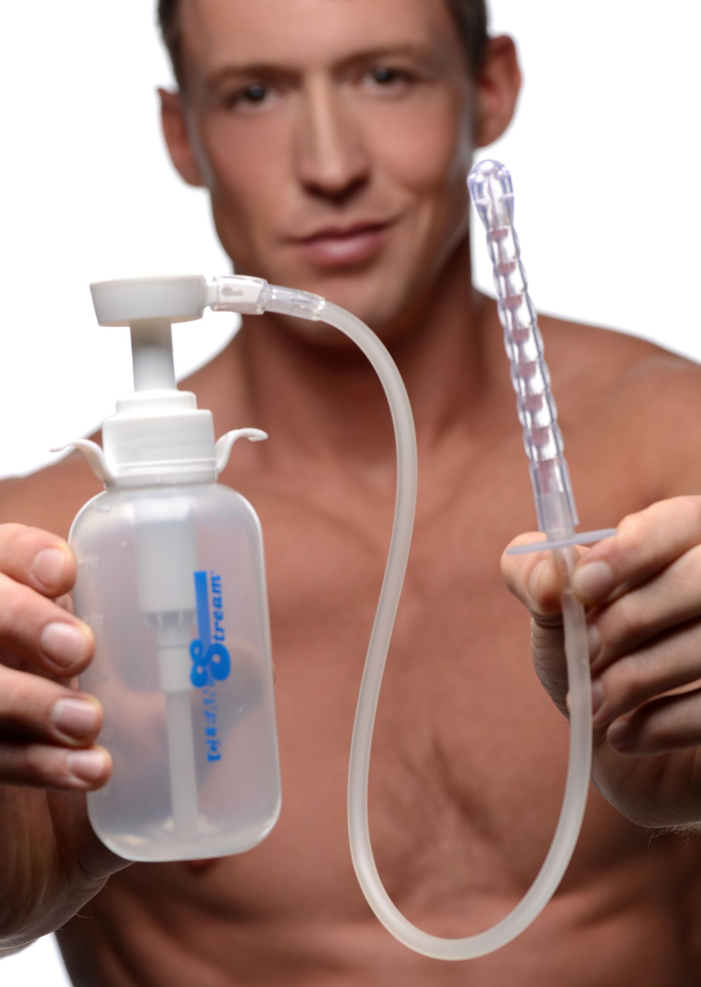 CleanStream Pump Action Enema 300ml Bottle with Nozzle