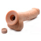 Loadz 8.5" Vibrating Squirting Dildo with Remote - Medium