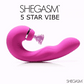 XR Brands | Shegasm 5 Star 10X Tapping G-Spot Vibe w Suction Pink