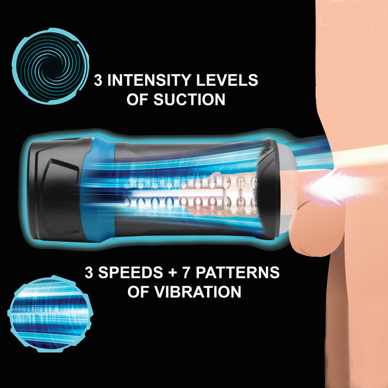 LoveBotz Auto Milker Intense 13X Sucking USB Rechargeable Auto Masturbator