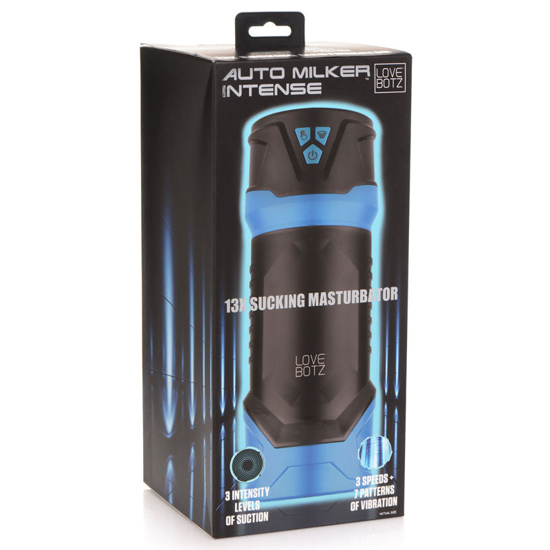 LoveBotz Auto Milker Intense 13X Sucking USB Rechargeable Auto Masturbator