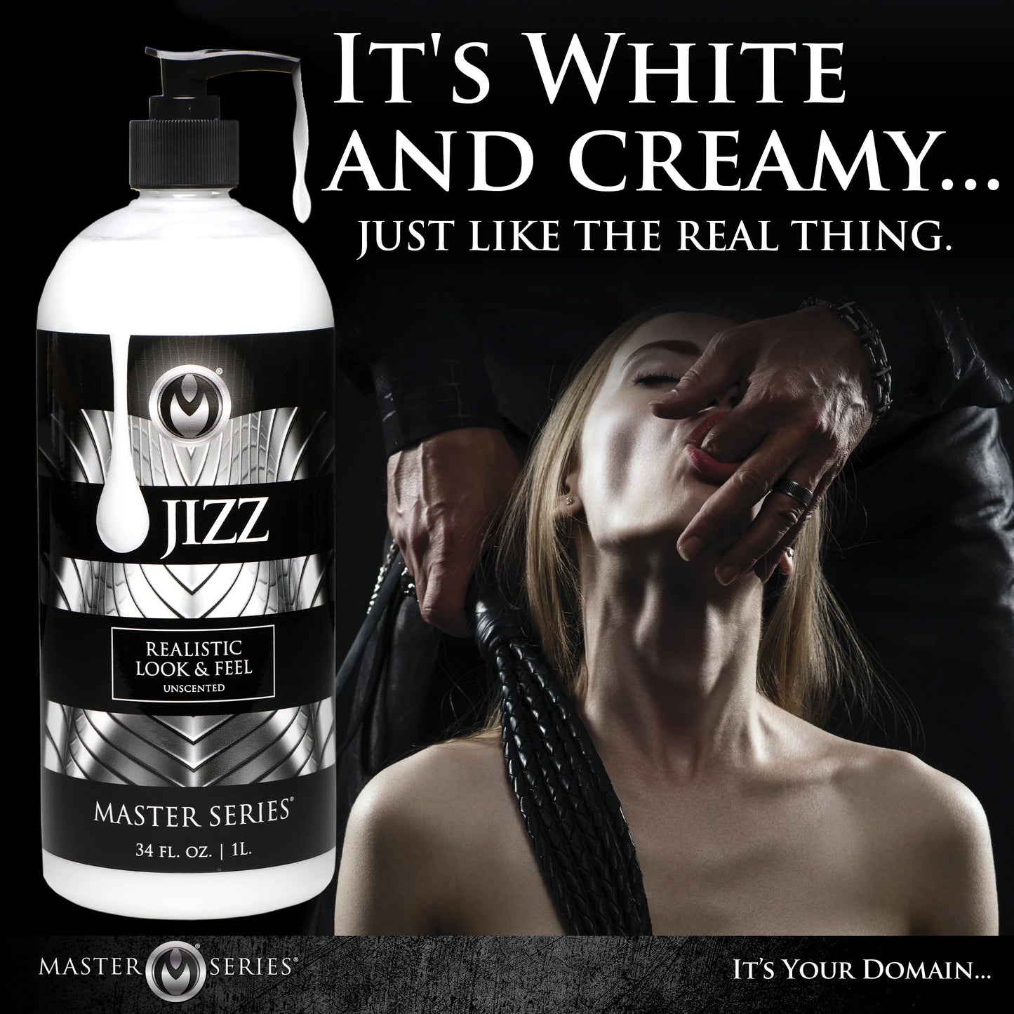 Master Series Jizz Water Based Cum Lubricant 34oz/1000ml