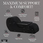 XR Brands | Bedroom Bliss Bondage Love Couch Black