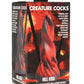 Creature Cocks Hell Kiss Twisted Tongues - Red 18.8cm Fantasy Dildo