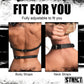 Strict Female Body Harness Black Size S/M or L/XL