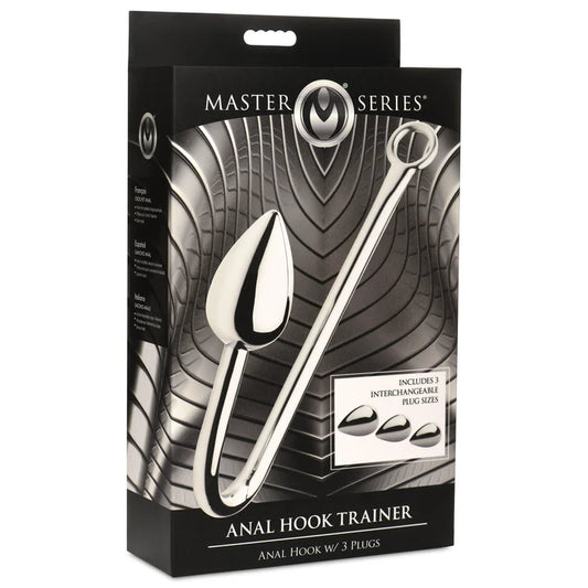 Master Series Anal Hook Trainer Anal Hook w/ 3 Plugs