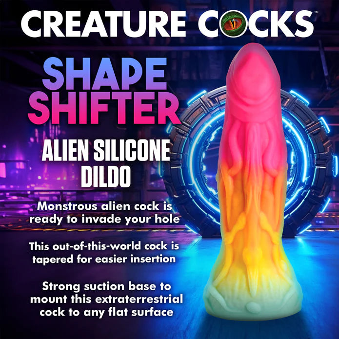Creature Cocks Shape Shifter Alien Silicone Fantasy Dildo