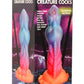 Creature Cocks Aqua-Cock - Glow in Dark Multi-Coloured 19.3cm Fantasy Dildo