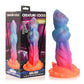 Creature Cocks Aqua-Cock - Glow in Dark Multi-Coloured 19.3cm Fantasy Dildo
