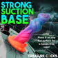 Creature Cocks Aqua-Cock - Glow in Dark Multi-Coloured 19.3cm Fantasy Dildo