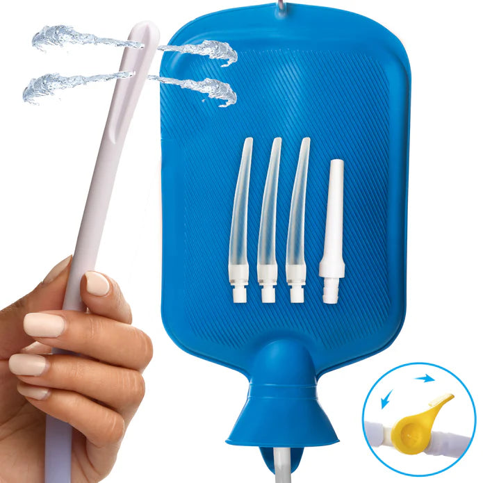 CleanStream Deluxe Shower Enema Bag and Nozzle Kit