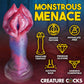 Creature Cocks Demogorgon - Multi-Coloured 22.6cm Fantasy Dildo