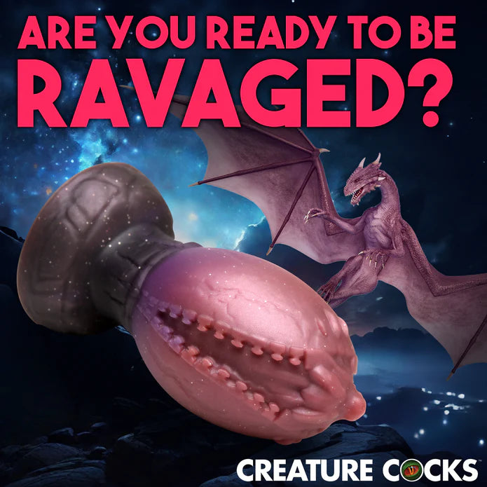 Creature Cocks Dragon Hatch Silicone Egg Large Dildo