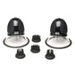 Size Matters 10X Rotating Silicone Nipple Suckers w/ 4 Attachments - Black