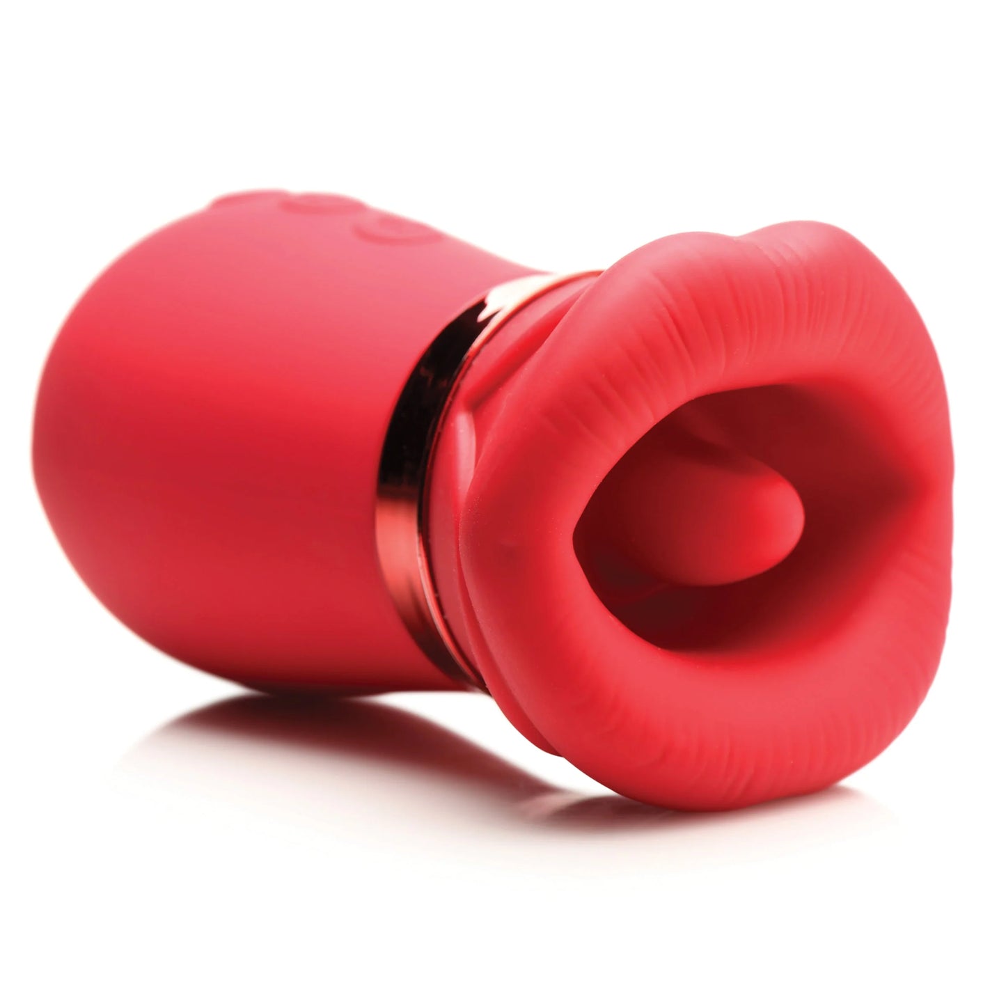 XR Brands | Lickgasm - Kiss Me More Kissing, Sucking, & Vibrating Clitoral Stimulator