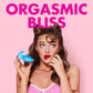 XR Brands | BANG! 10X Rotating & Vibrating Silicone Butt Plug w/ Remote - Blue