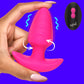 XR Brands | BANG! 10X Rotating & Vibrating Silicone Butt Plug w/ Remote - Pink