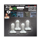 XR Brands | Big Ballers Glow-in-the-Dark Magnetic Snap-On Peckers - 4 Pack