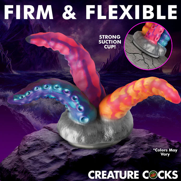 Creature Cocks Tenta-Trio Silicone Dildo