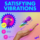 XR Brands | BANG! 10X Rainbow Mini Wand Vibrator
