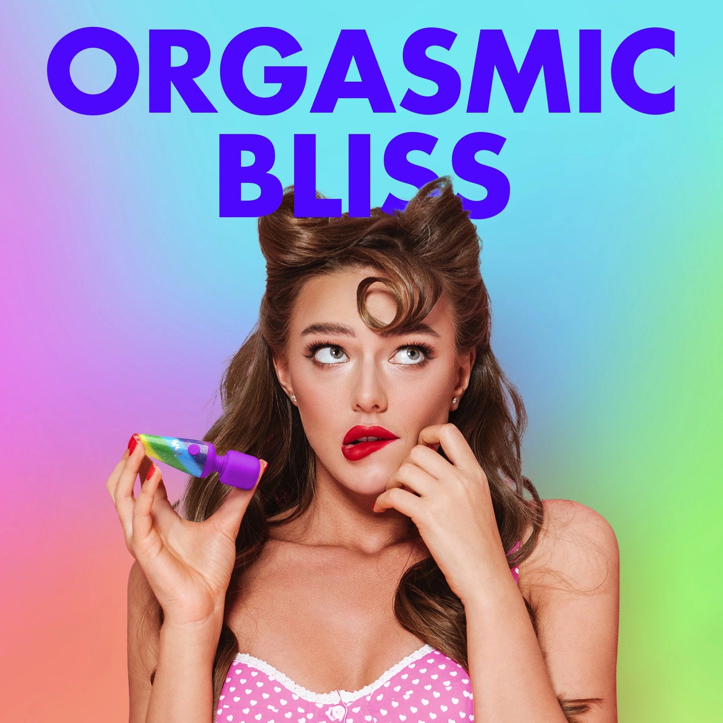 XR Brands | BANG! 10X Rainbow Mini Wand Vibrator