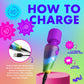 XR Brands | BANG! 10X Rainbow Mini Wand Vibrator