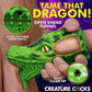 Creature Cocks Dragon Tamer Silicone Stroker - Green
