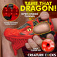 Creature Cocks Dragon Tamer Silicone Stroker - Red